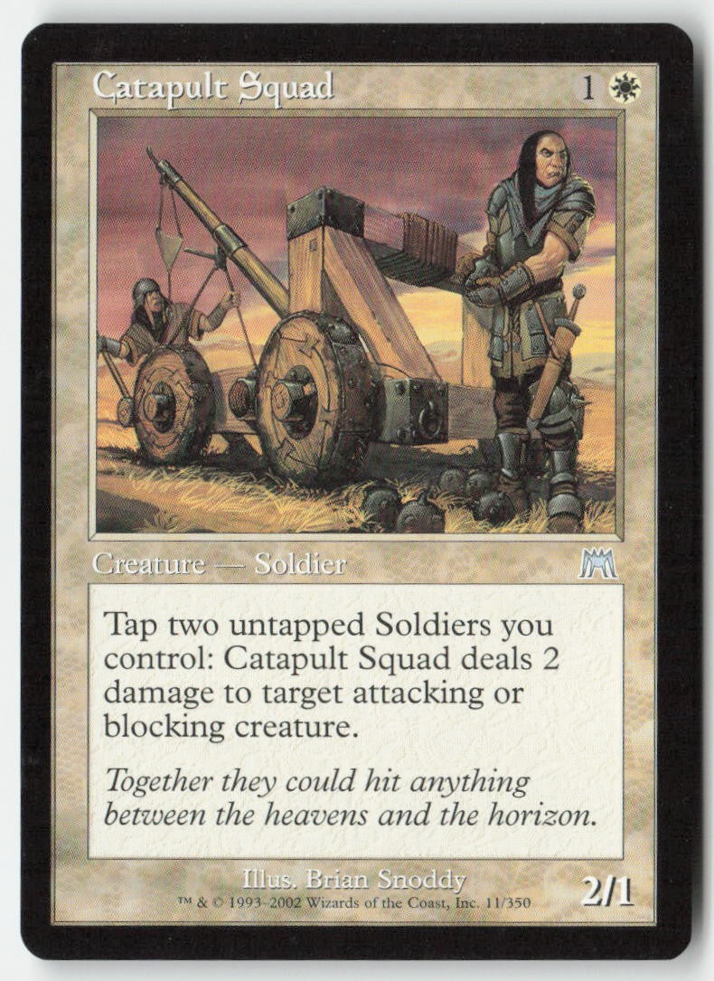 Catapult Squad ONS 11 Uncommon Moderately Played