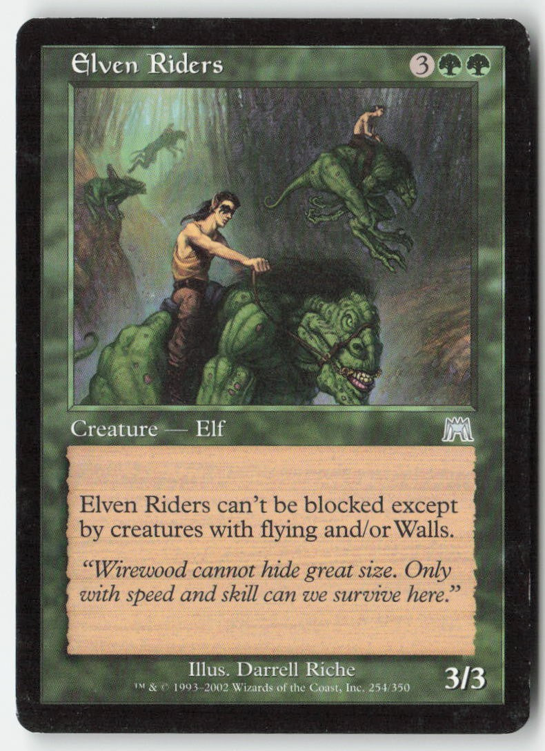 Elven Riders ONS 254 Uncommon Moderately Played, Front