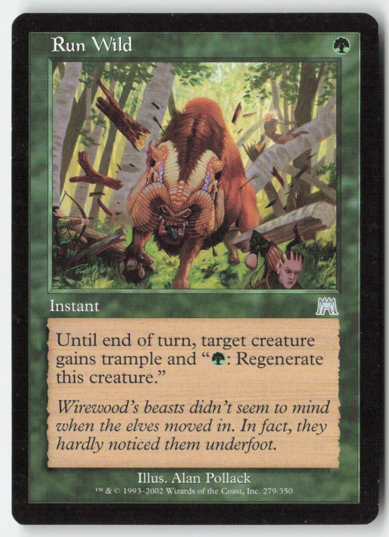 Run Wild ONS 279 Uncommon Moderately Played, Front
