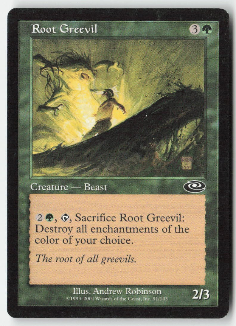 Root Greevil PLS 91 Common Moderately Played