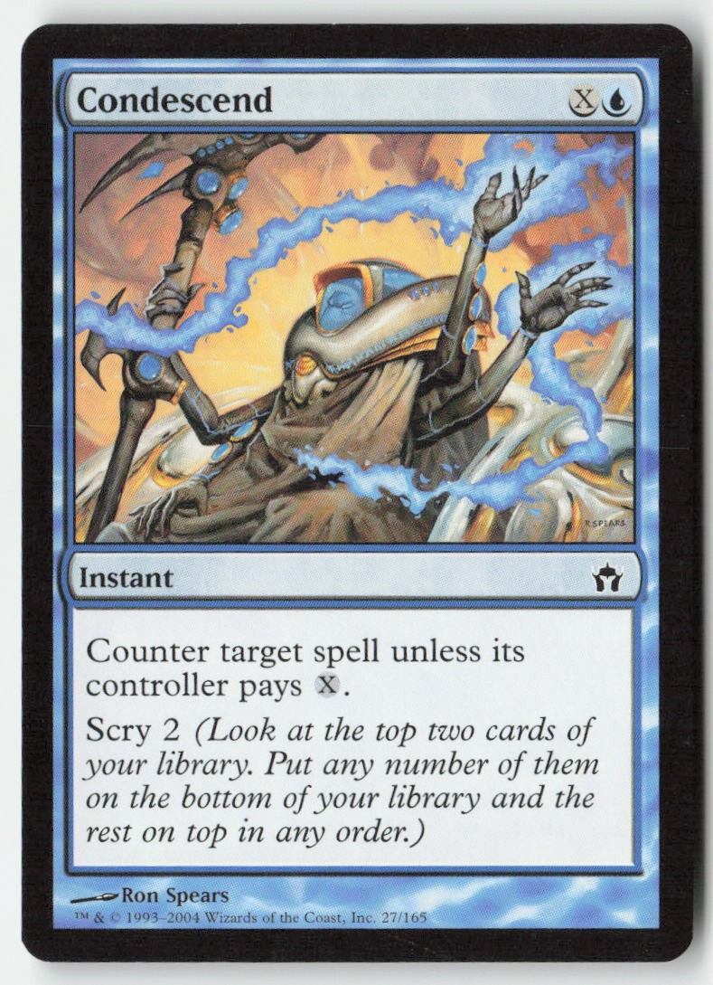 Condescend 5DN 27 Common Moderately Played, Front
