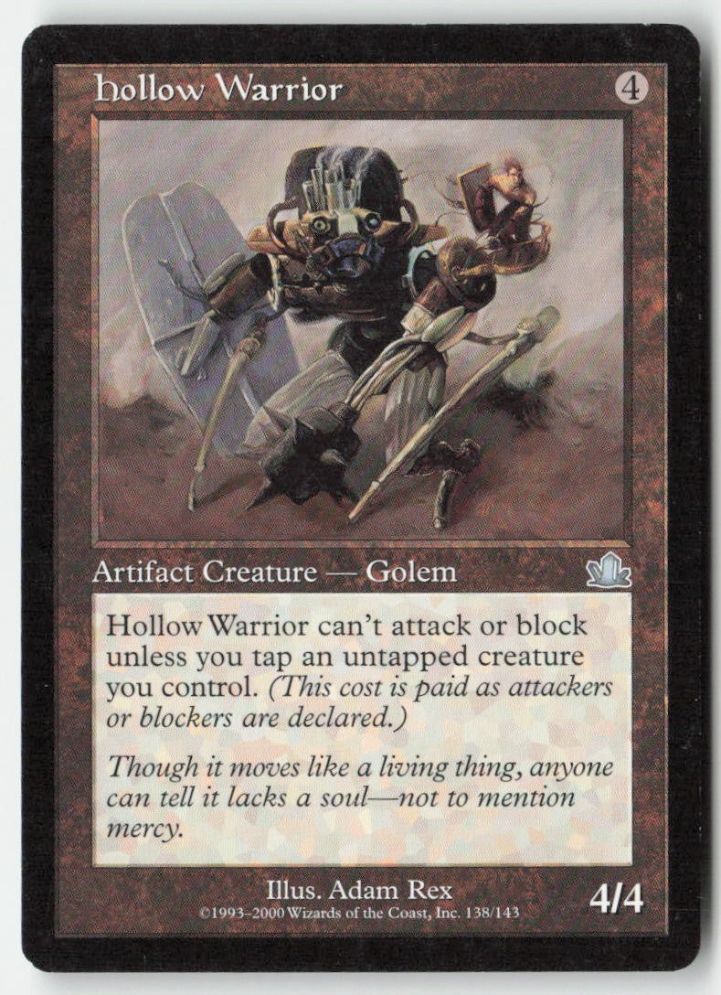 Hollow Warrior PCY 138 Uncommon Moderately Played