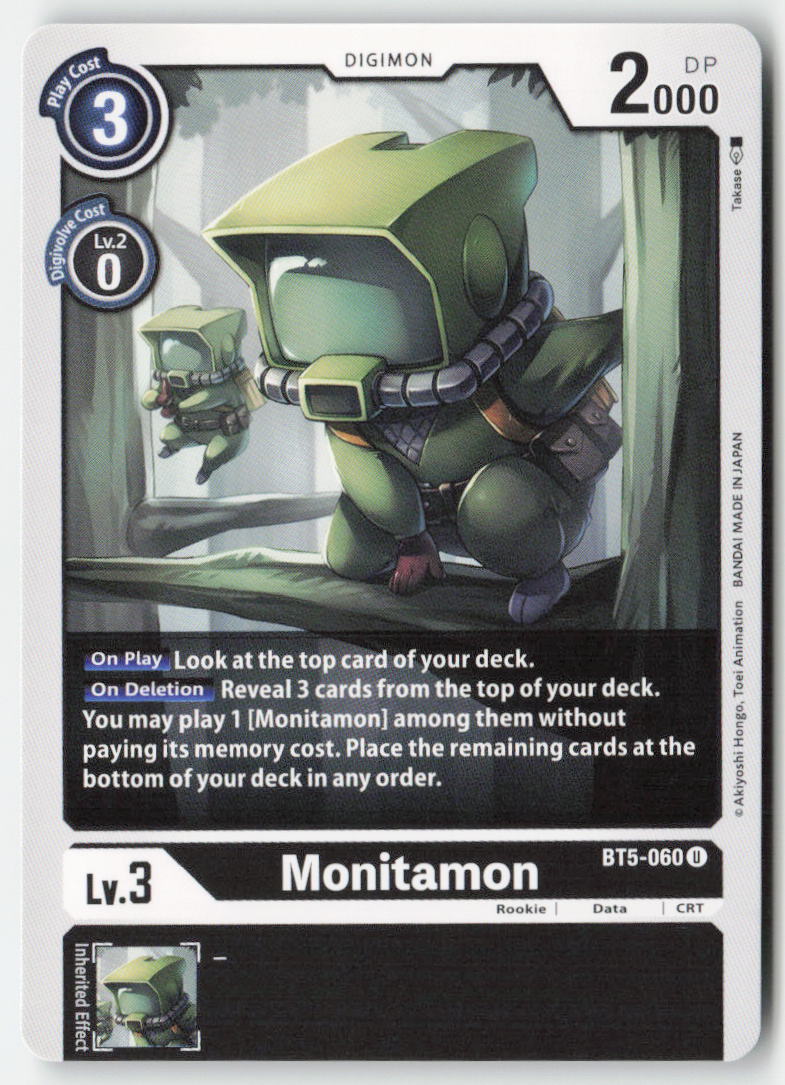Monitamon BT5-060 Normal Uncommon Near Mint