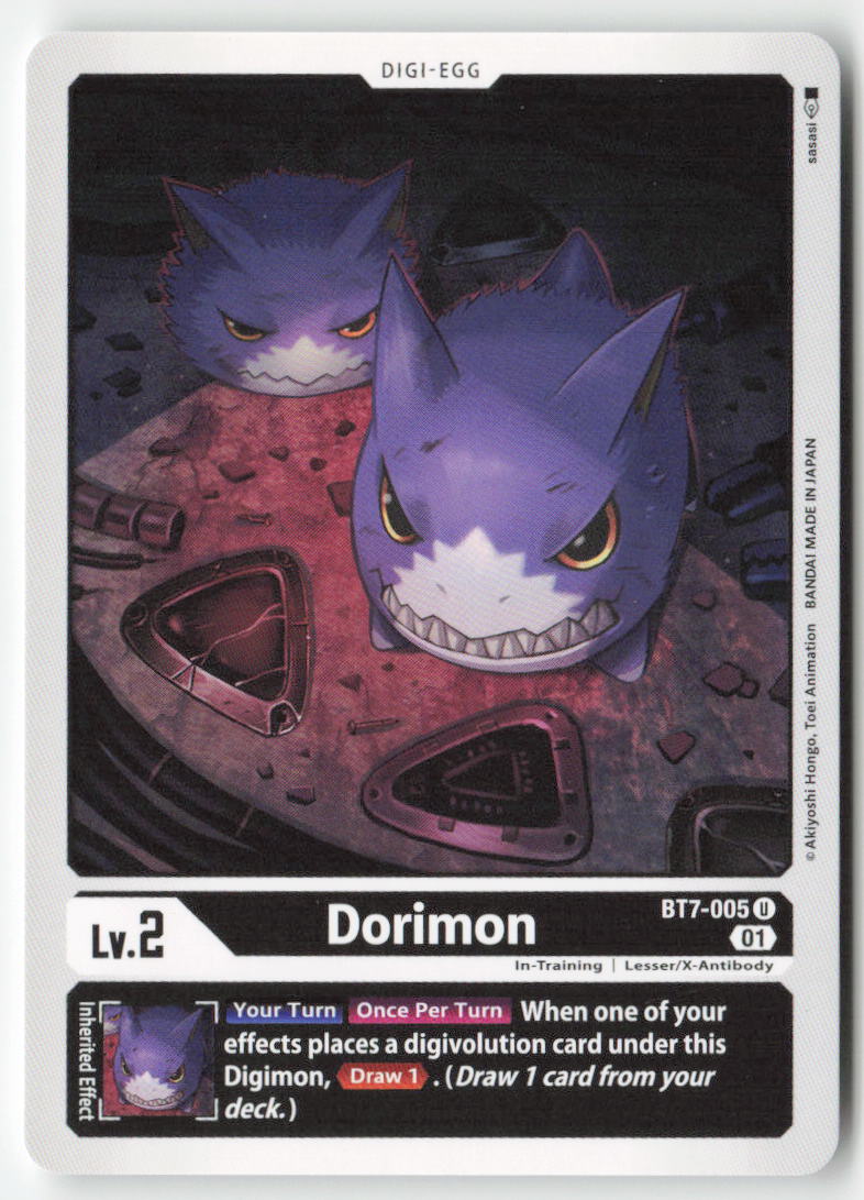Dorimon BT7-005 Normal Uncommon Near Mint, Front