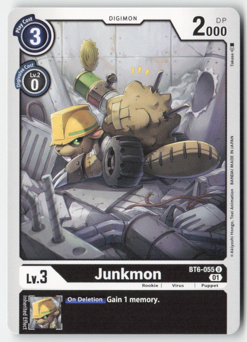 Junkmon BT6-055 Normal Uncommon Near Mint