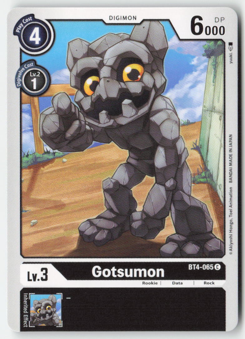 Gotsumon BT4-065 Normal Common Near Mint, Front