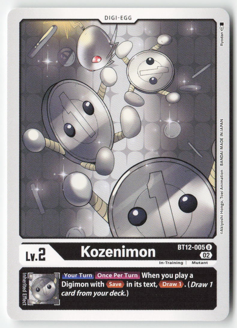 Kozenimon BT12-005 Normal Uncommon Near Mint