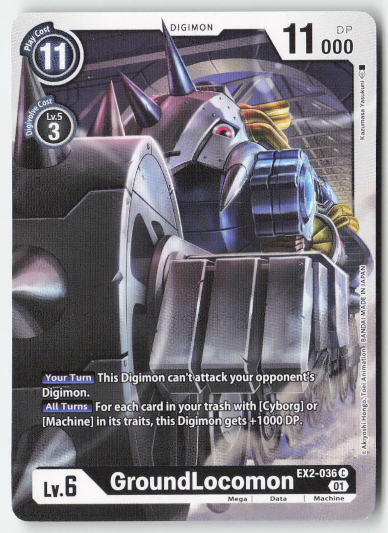 GroundLocomon EX2-036 Normal Common Near Mint