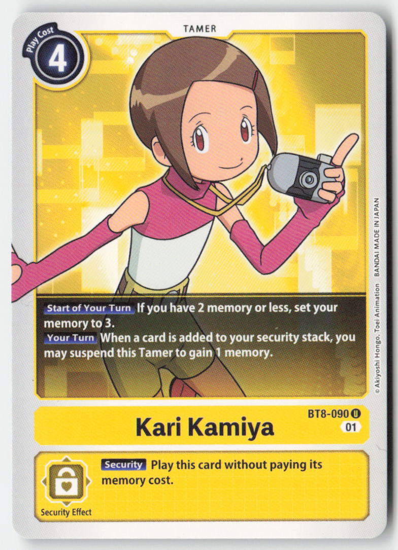 Kari Kamiya BT8-090 Normal Uncommon Near Mint, Front