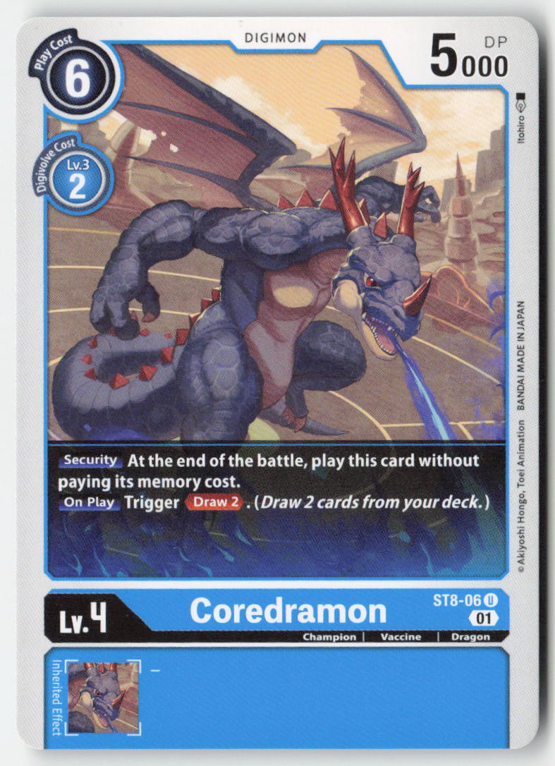 Coredramon ST8-06 Normal Uncommon Near Mint, Front