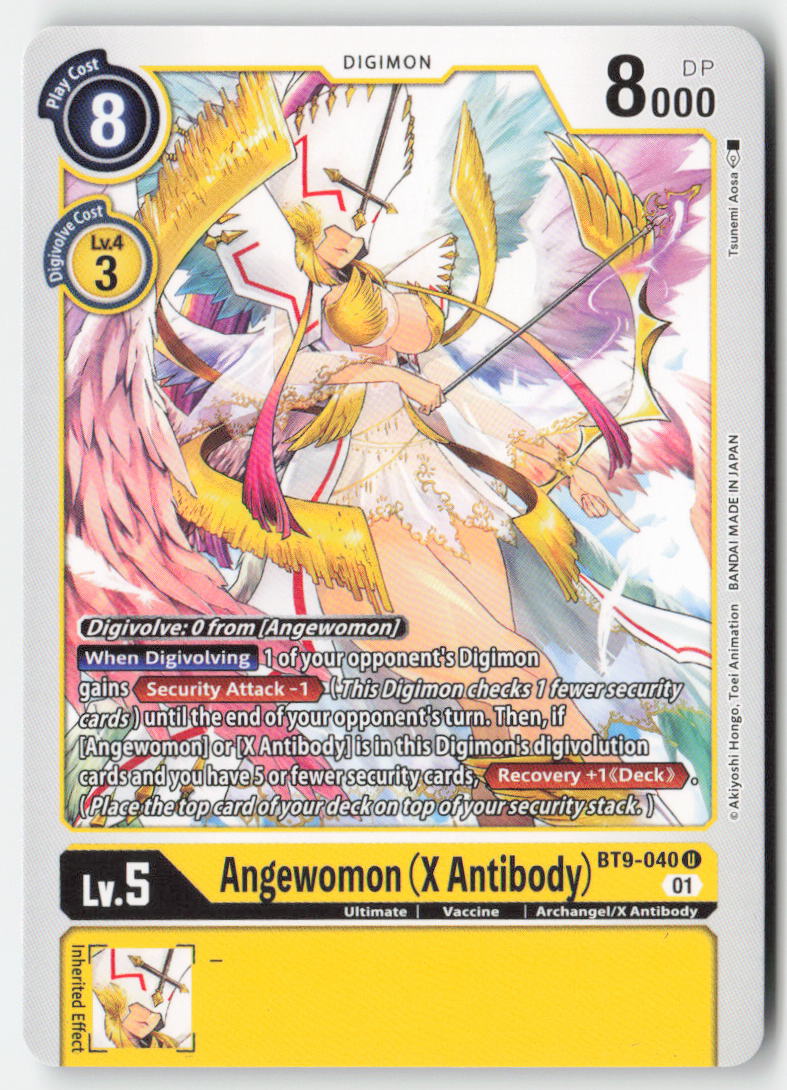 Angewomon (X Antibody) BT9-040 Normal Uncommon Near Mint, Front