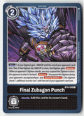 Final Zubagon Punch BT4-109 Normal Common Near Mint