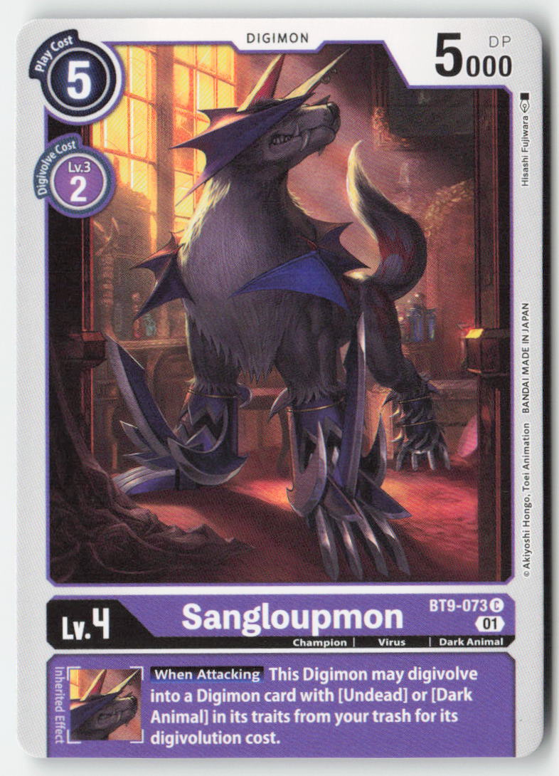 Sangloupmon BT9-073 Normal Common Near Mint