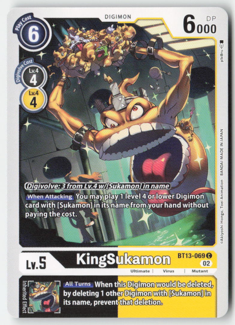 KingSukamon BT13-069 Normal Common Near Mint