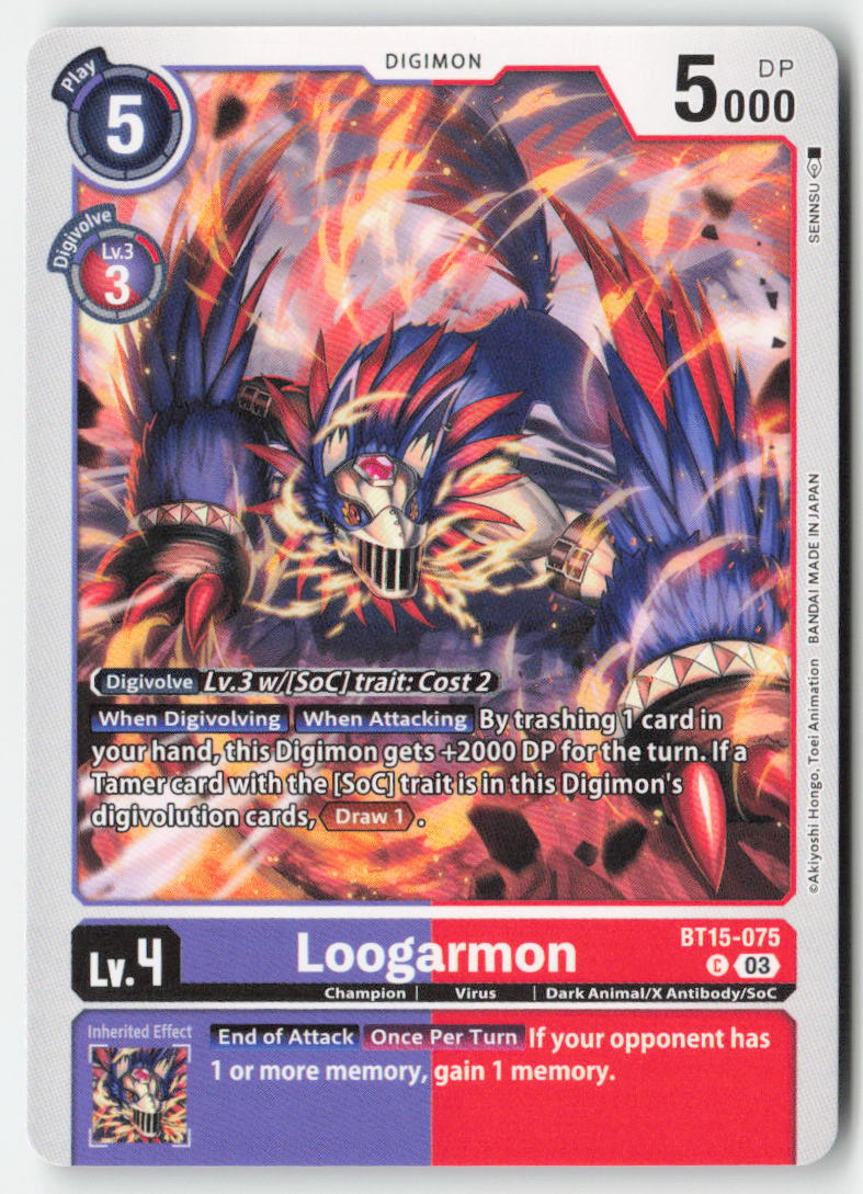 Loogarmon BT15-075 Normal Common Near Mint