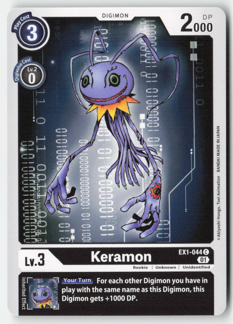 Keramon EX1-044 Normal Common Near Mint