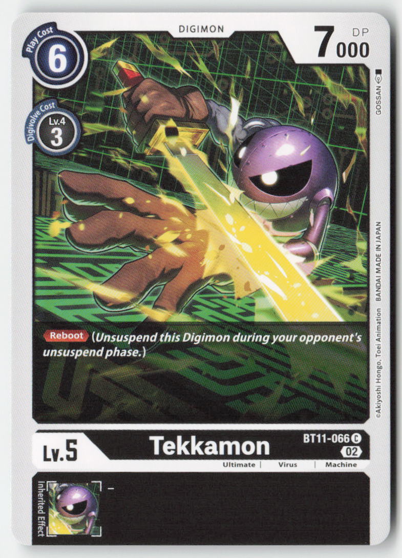 Tekkamon BT11-066 Normal Common Near Mint