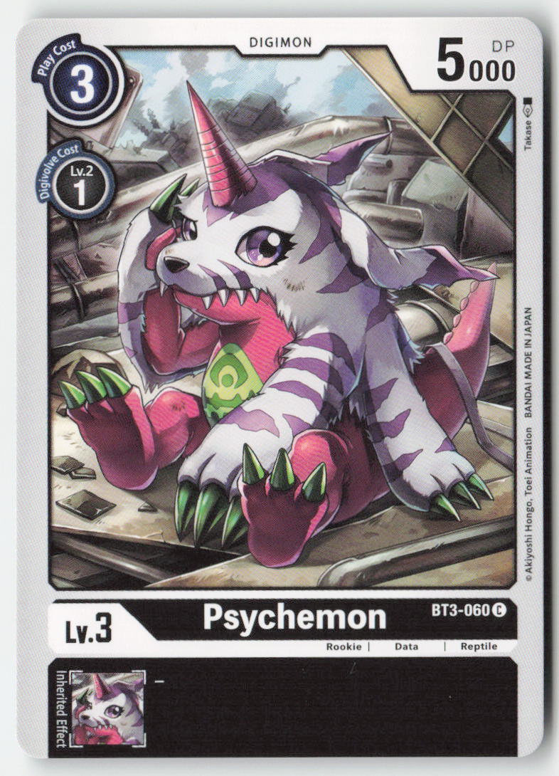 Psychemon BT3-060 Normal Common Near Mint