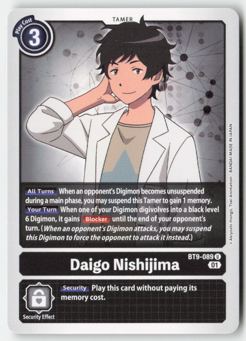 Daigo Nishijima BT9-089 Normal Uncommon Near Mint