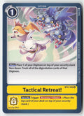 Tactical Retreat! BT4-105 Normal Uncommon Near Mint
