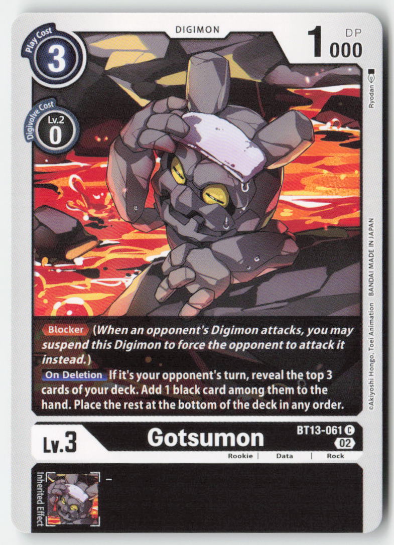 Gotsumon BT13-061 Normal Common Near Mint