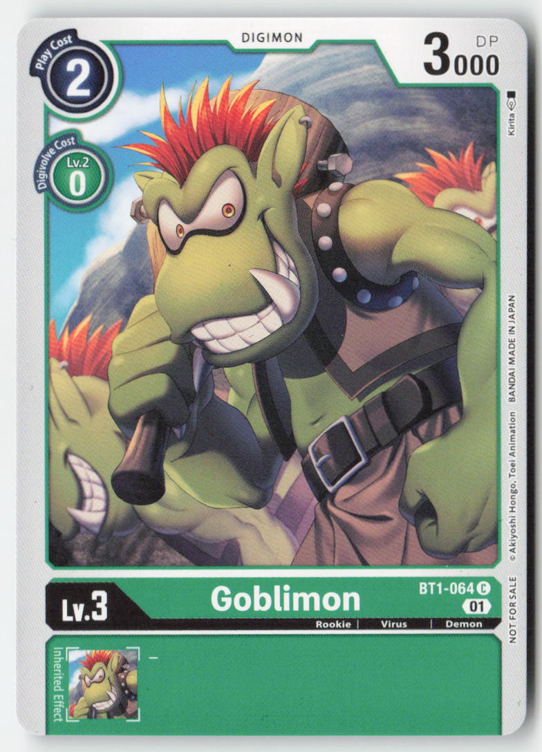 Goblimon (Winner Pack New Awakening) BT1-064 Normal Common Near Mint