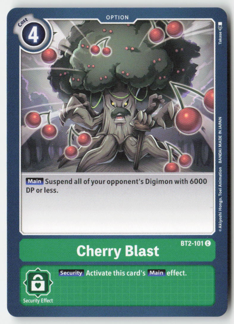 Cherry Blast BT2-101 Normal Common Near Mint, Front