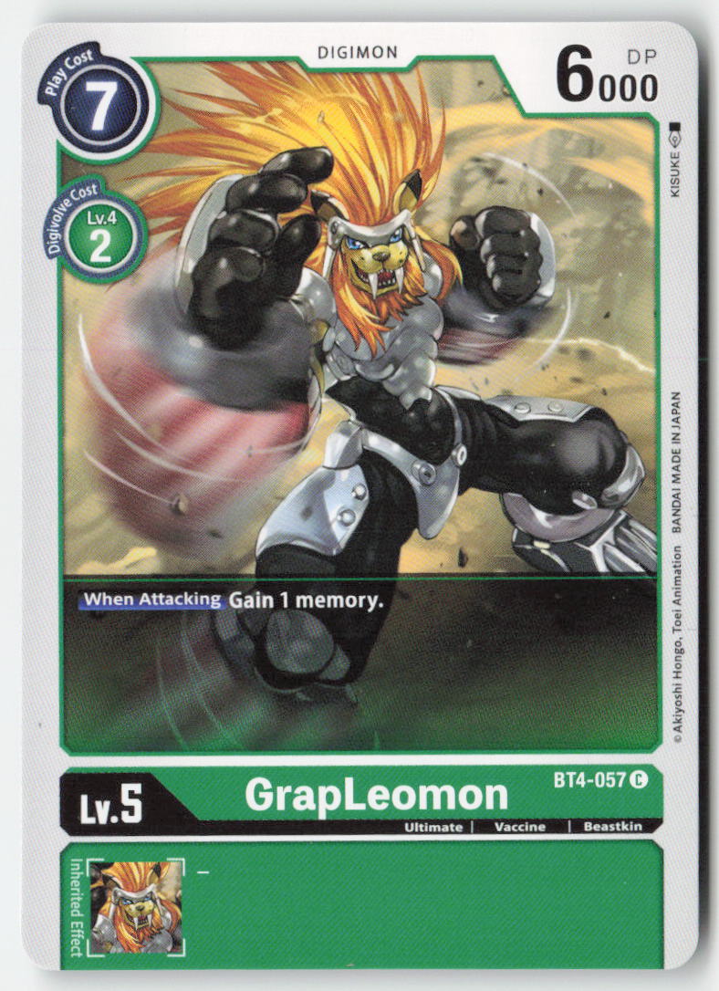 GrapLeomon BT4-057 Normal Common Near Mint, Front