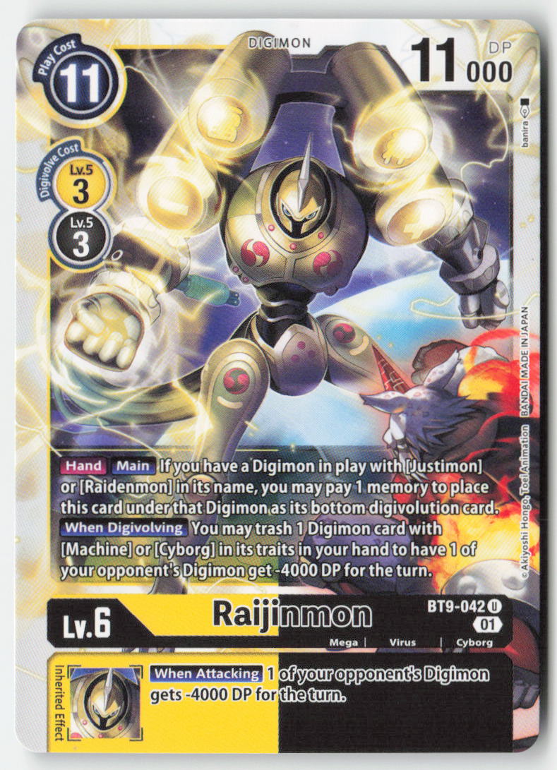 Raijinmon BT9-042 Normal Uncommon Near Mint