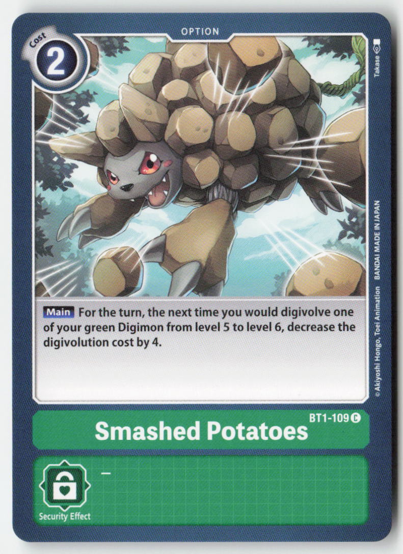 Smashed Potatoes BT1-109 Normal Common Near Mint