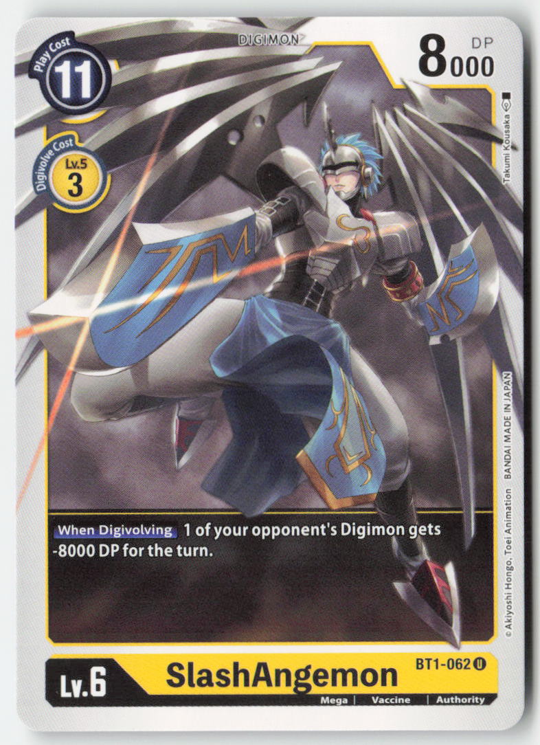 SlashAngemon BT1-062 Normal Uncommon Near Mint