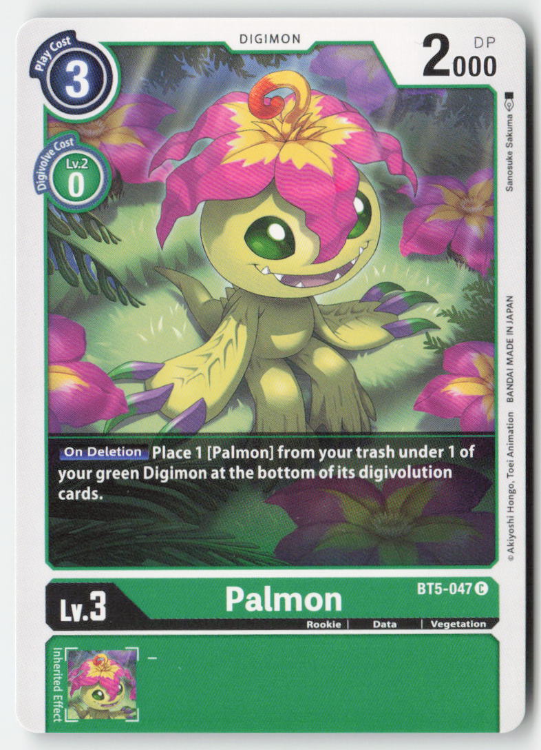 Palmon BT5-047 Normal Common Near Mint, Front