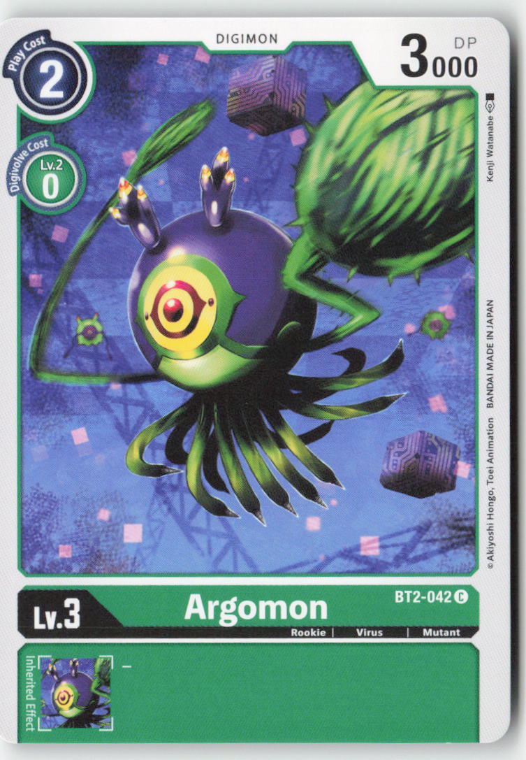 Argomon BT2-042 Normal Common Near Mint, Front