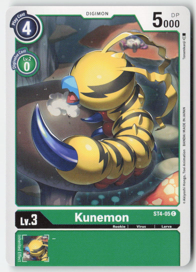 Kunemon ST4-05 Normal Common Near Mint