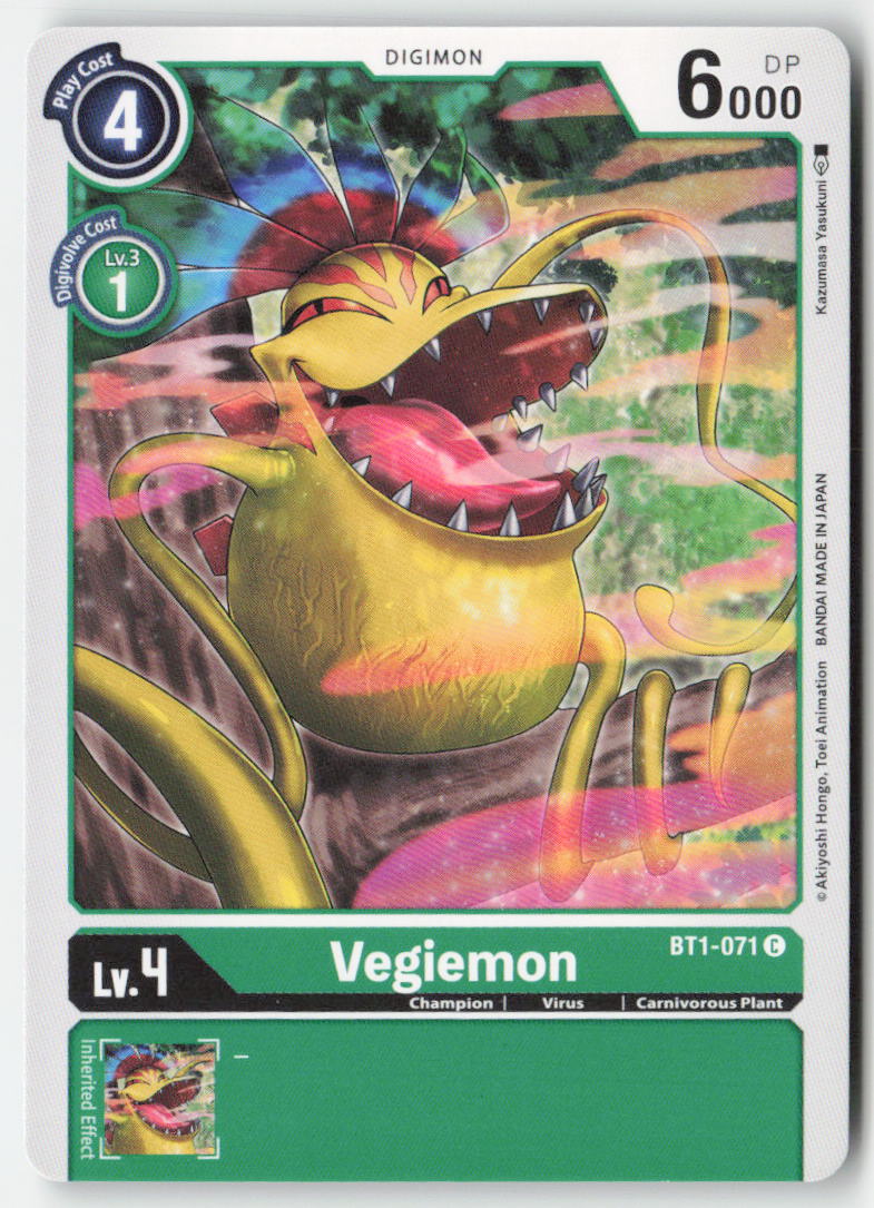 Vegiemon BT1-071 Normal Common Near Mint, Front