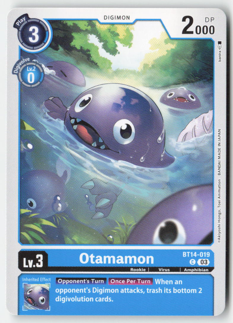 Otamamon BT14-019 Normal Common Near Mint