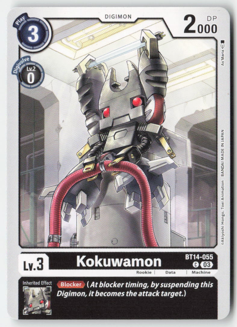 Kokuwamon BT14-055 Normal Common Near Mint, Front