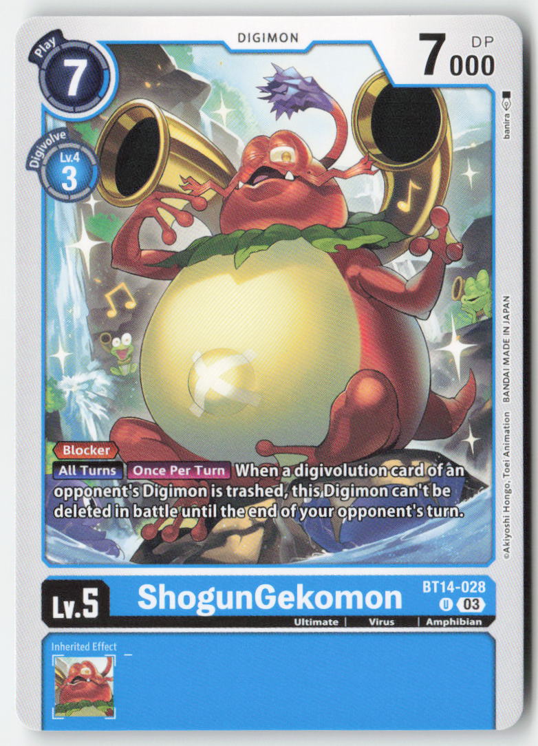 ShogunGekomon BT14-028 Normal Uncommon Near Mint