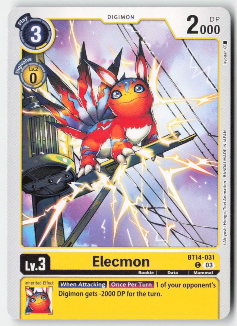 Elecmon BT14-031 Normal Common Near Mint