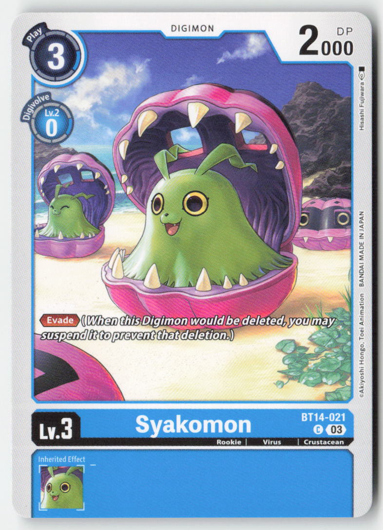 Syakomon BT14-021 Normal Common Near Mint