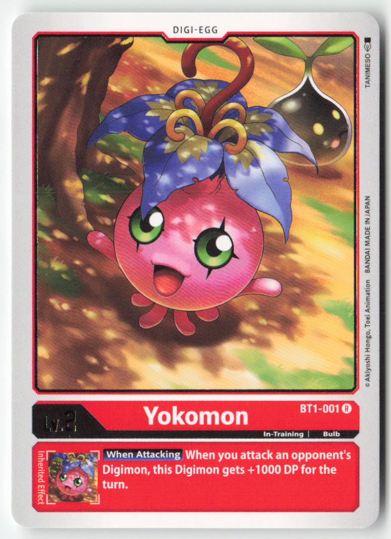Yokomon BT1-001 Normal Rare Near Mint