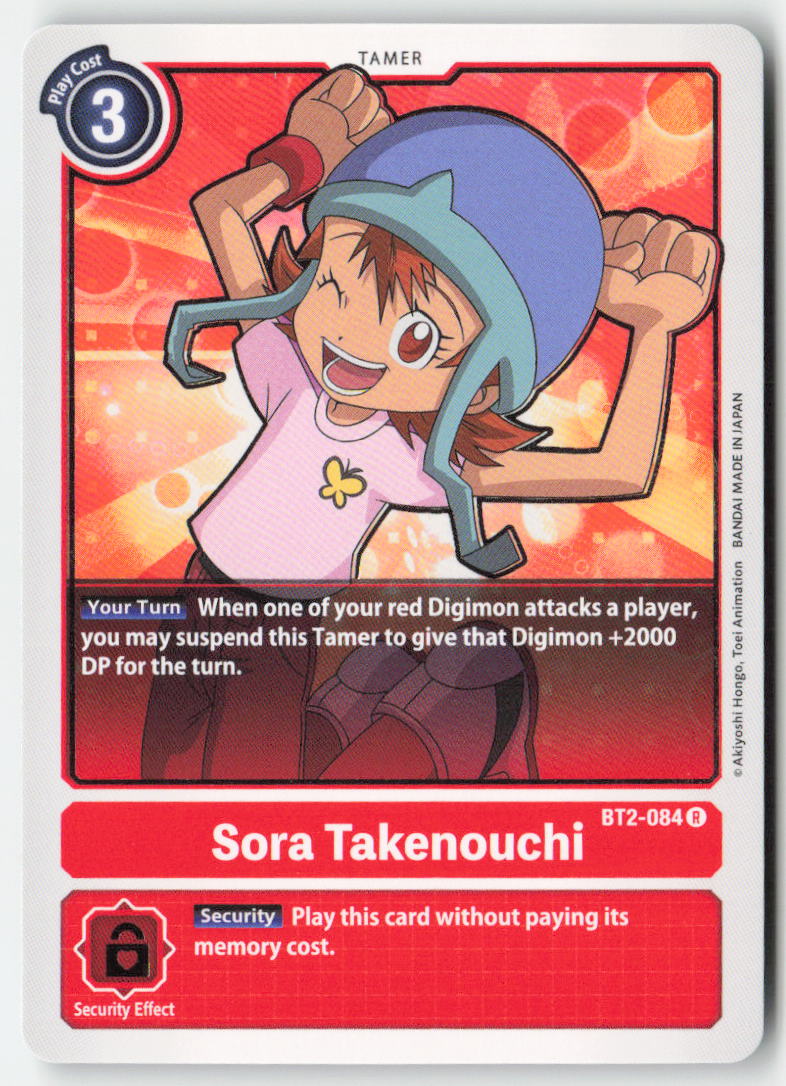 Sora Takenouchi BT2-084 Normal Rare Near Mint, Front