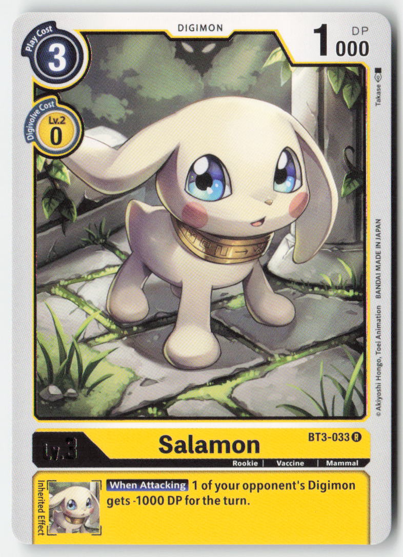 Salamon BT3-033 Normal Rare Near Mint