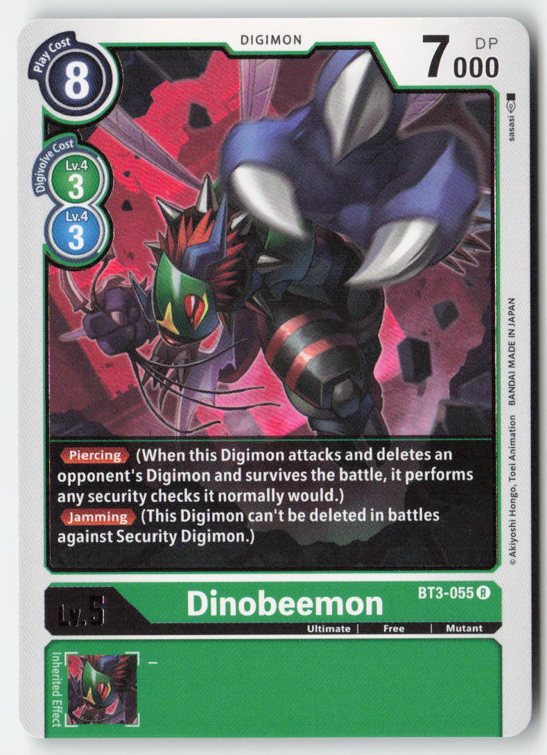 Dinobeemon BT3-055 Normal Rare Near Mint