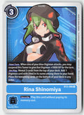 Rina Shinomiya BT2-086 Normal Rare Near Mint