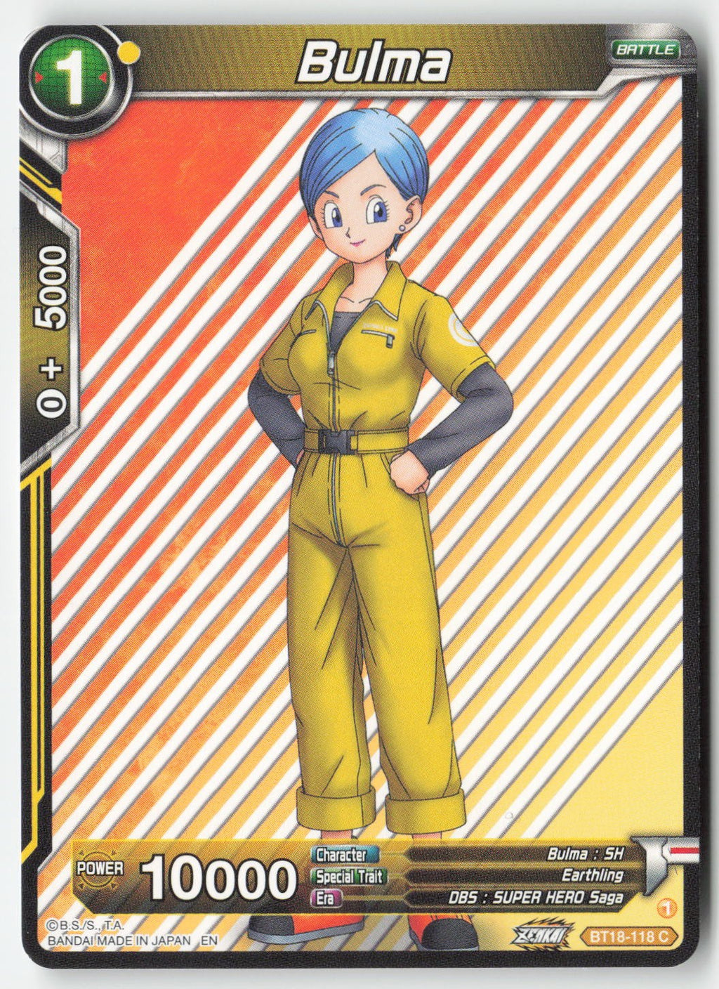 Bulma BT18-118 Normal Common Lightly Played