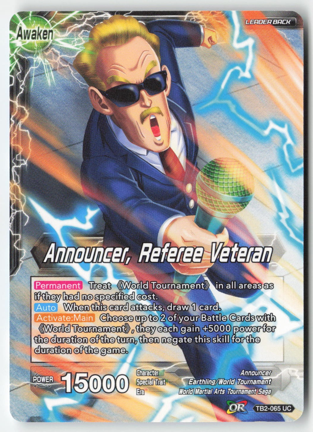 Announcer // Announcer, Referee Veteran TB2-065 Normal Uncommon Lightly Played