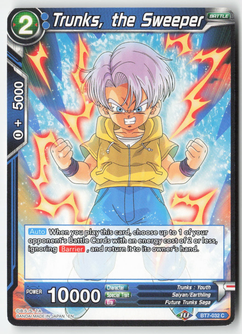 Trunks, the Sweeper BT7-032 Normal Common Lightly Played