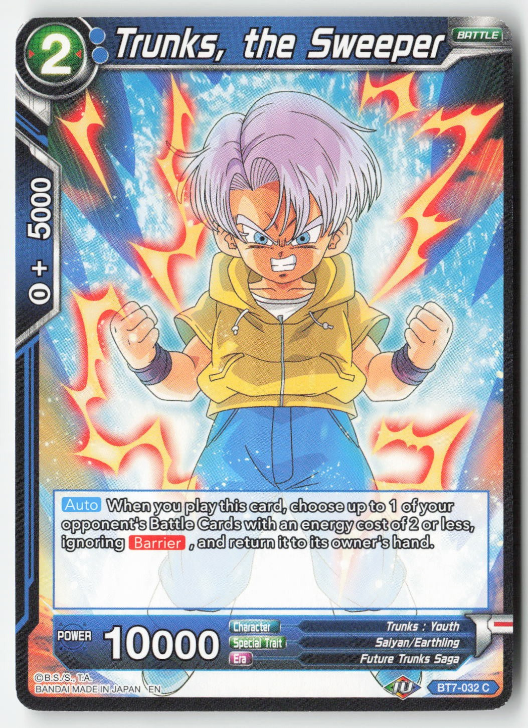 Trunks, the Sweeper BT7-032 Normal Common Lightly Played