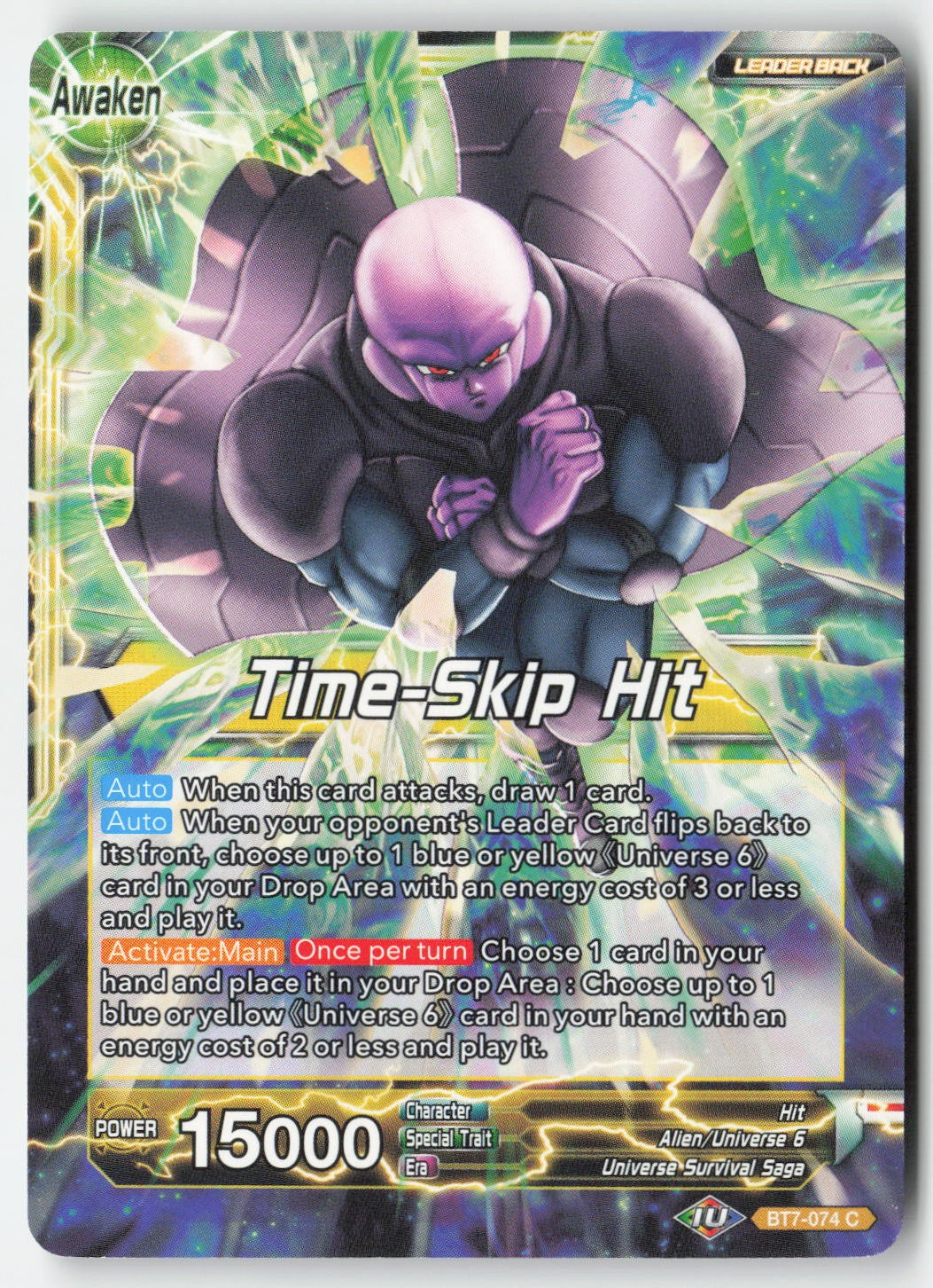 Hit // Time-Skip Hit BT7-074 Normal Common Lightly Played